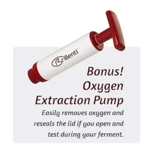 Tapas de fermentación para tarros de boca ancha. Kit de 4_3