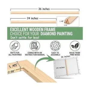 ARTIQO Barras de estiramiento de lona DIY de 24 x 36_2