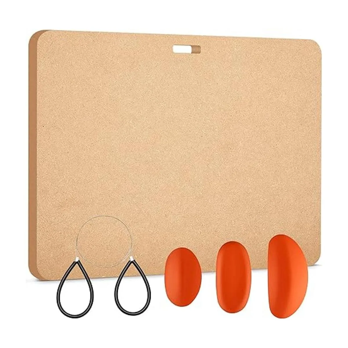 Tabla de cuña de arcilla portátil con mango integrado_1