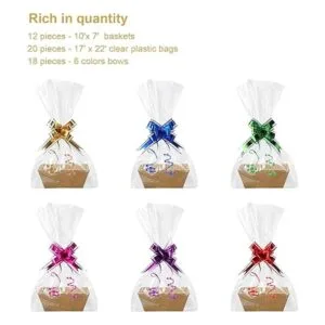 Canlierr 12 cestas de regalo vacías incluye 12 piezas de_2