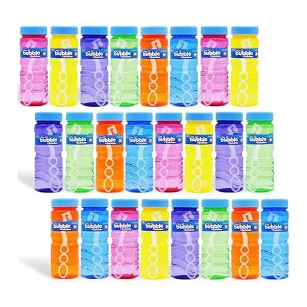 JOYIN 24 botellas de burbujas con surtido de varitas para_2