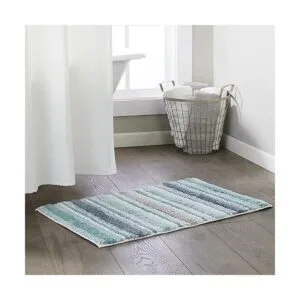 SKL Home Alfombra a rayas de agua 20 x 30 pulgadas verde_6