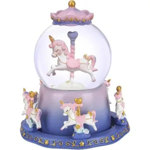 AiLiKaSic Caja de música de carrusel con luces LED que_1