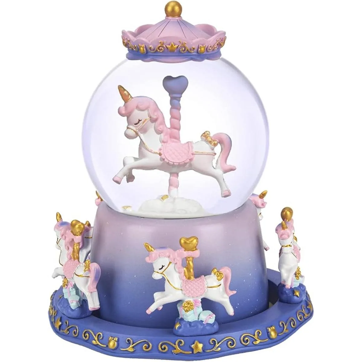 AiLiKaSic Caja de música de carrusel con luces LED que_1