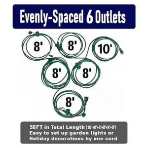 Cable de extensión para exteriores con múltiples tomas_2