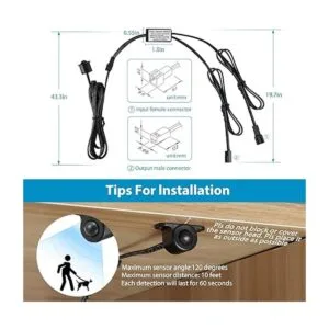 Litever Kit de luz segura LED. Activado con sensor de_6