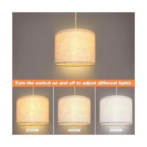 Lámpara colgante con enchufe luces colgantes con cable de_2