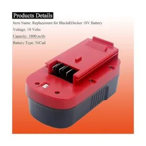 Lasica Paquete de 2 baterías NiCad de 3800 mAh y 18 V de_2