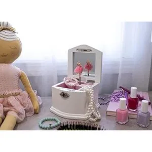 Cottage Garden Ballerina Joyero musical de madera de 5_6