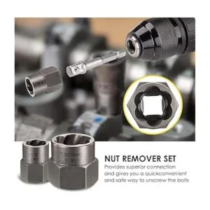 Topec 29Pcs Bolt Extractor Set and Drill Bit Kit_3
