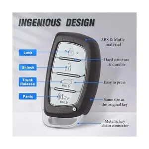 Keymall Mando a distancia de entrada inteligente para_5