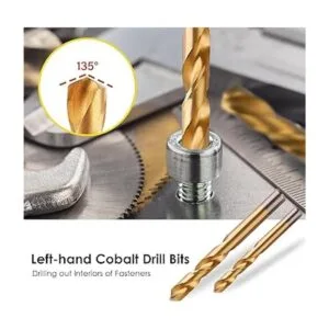 Topec 29Pcs Bolt Extractor Set and Drill Bit Kit_5