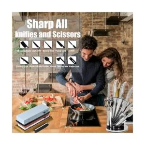 Kit de piedra de afilar cuchillos juego de afilado de_5