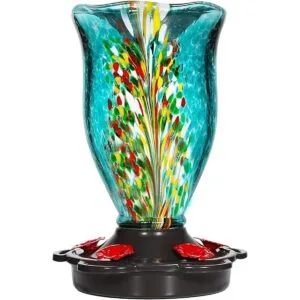 LUJII Comederos para colibríes para exteriores con_1