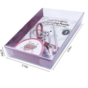 Surtidos para el cerebro IQ rompecabezas de alambre de_3