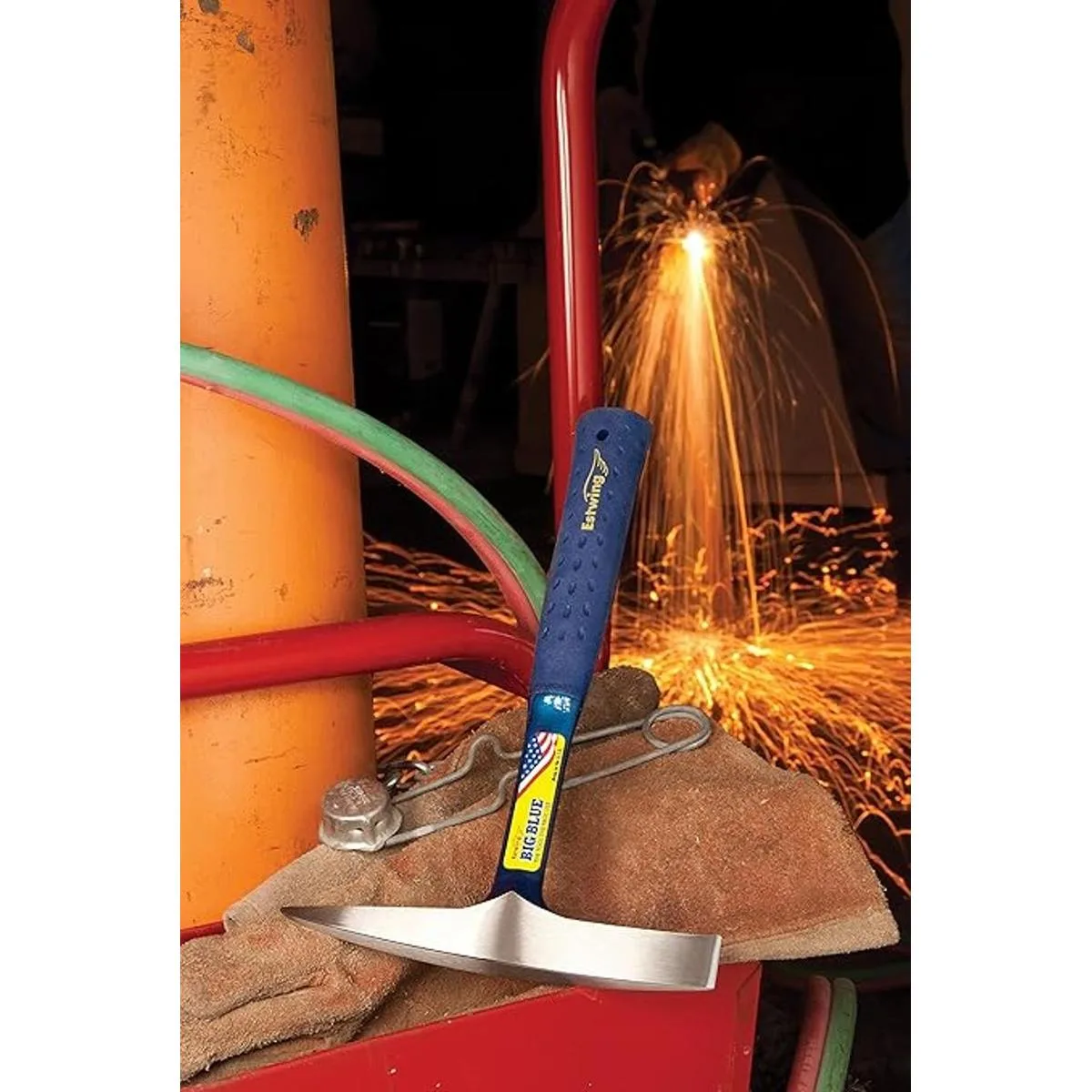 Martillo Estwing E3WC 14 onzas Big Blue con soldadura y_7