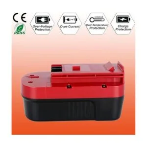 Lasica Paquete de 2 baterías NiCad de 3800 mAh y 18 V de_6