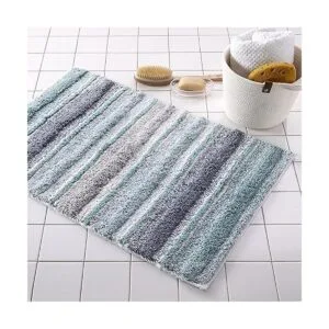 SKL Home Alfombra a rayas de agua 20 x 30 pulgadas verde_5