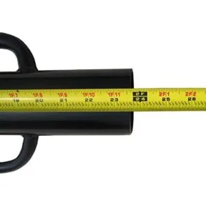 MTB Poste de valla con asa 12 libras de hierro negro_3