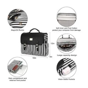 LOVEVOOK Bolsa para laptop para mujer bolsa grande para_4