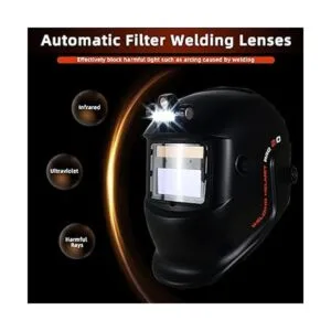 Casco de soldadura de color real con energía solar_4