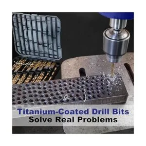 Juego de 230 brocas giratorias de titanio acero de alta_7