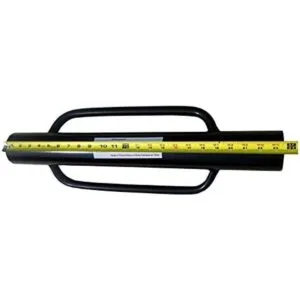 MTB Poste de valla con asa 12 libras de hierro negro_2