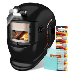 Casco de soldadura de color real con energía solar_1