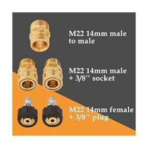 M MINGLE Manguera de lavado a presión de 50 pies x 14_5