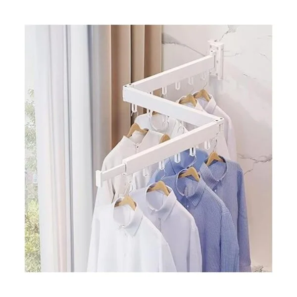 ZdwCyl Tendedero de secado de ropa soporte de pared para_6