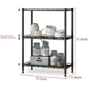 SsngygHme 3 Tier Storage Shelf Wire Shelving Unit Storage_2
