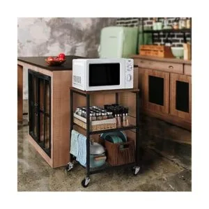 LIANTRAL Carrito rodante de 3 niveles carrito de cocina_3
