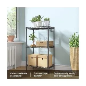 SsngygHme 3 Tier Storage Shelf Wire Shelving Unit Storage_3