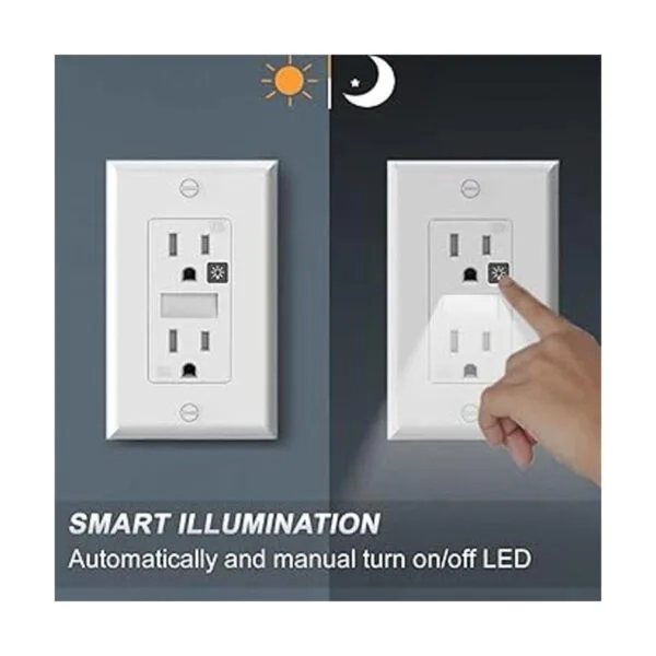 SOZULAMP Decorador toma de corriente con luz nocturna LED_2