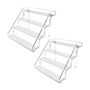 Sezanrpt Juego de 2 soportes de exhibición de perfumes_1