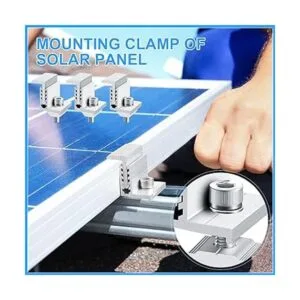 Zhengmy Abrazadera de extremo solar montaje en panel_3