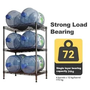 SsngygHme 3 Tier Storage Shelf Wire Shelving Unit Storage_4