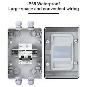 Disyuntor miniatura de 120 amperios CC con caja IP65_4