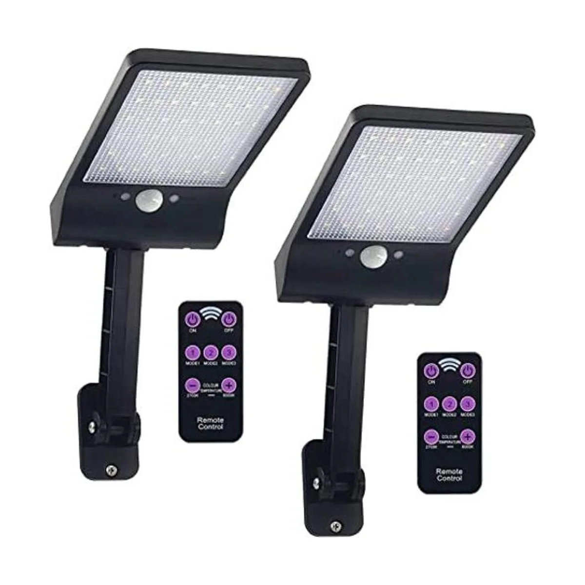 Adowan Luces solares LED para exteriores con sensor de_1