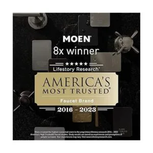 Moen Borde de ducha cromado de una sola función con_5