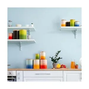 Recipientes de cocina con tapas de bambú juego de 3_7