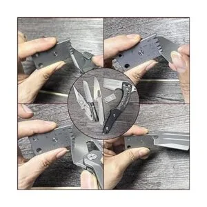 TACRAY Calibre biselado de titanio para cuchillo y hacha_5