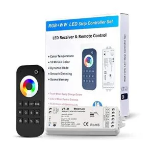 GIDEALED Controlador LED RGBCCT inalámbrico de 5 canales_1