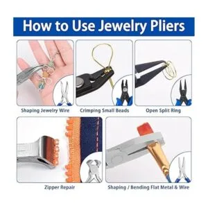 Shynek Juego de 10 alicates profesionales para hacer_4