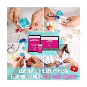 MODDA Kit de resina epoxi con curso de video incluye_2