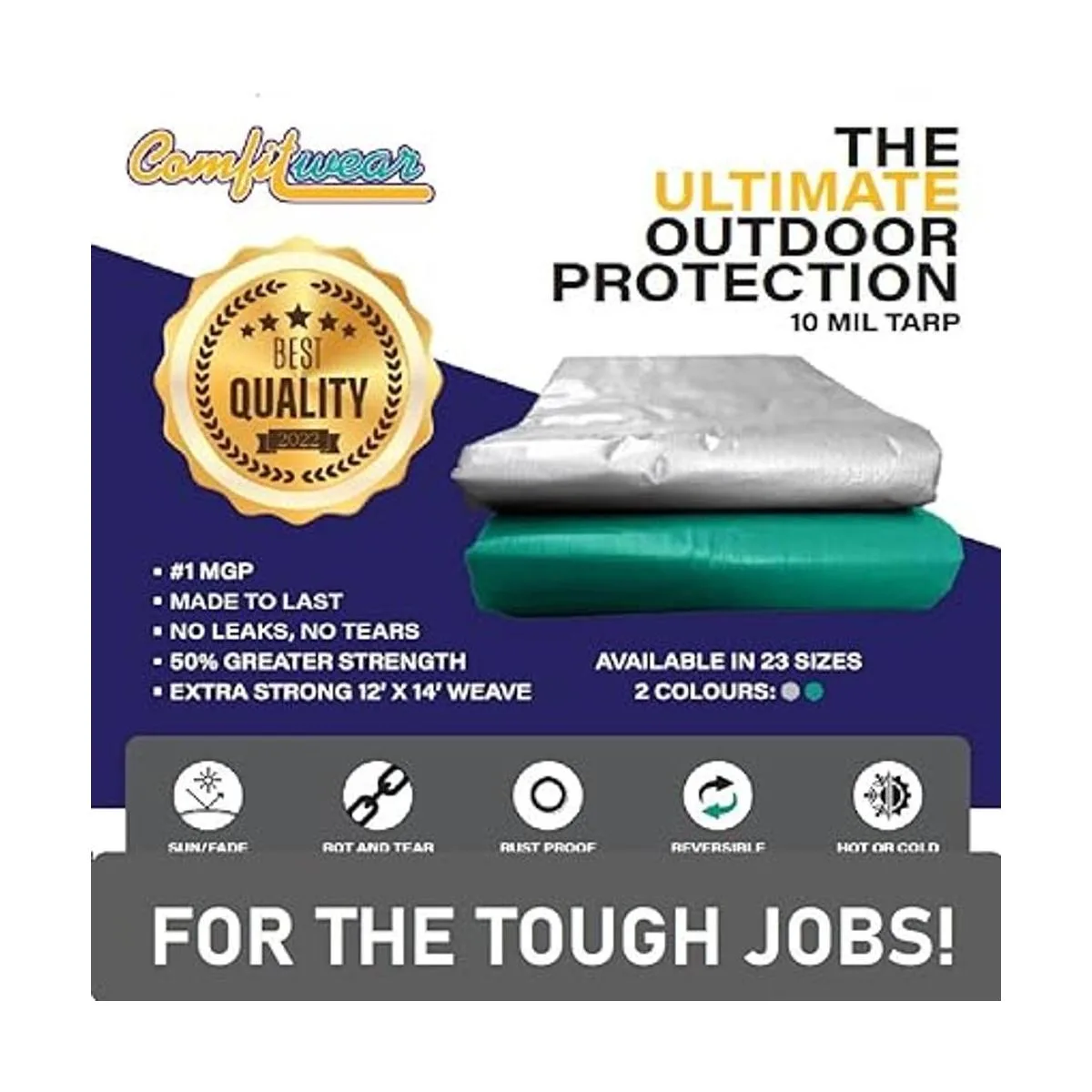 COMFITWEAR Cubierta de lona súper resistente con ojales_3