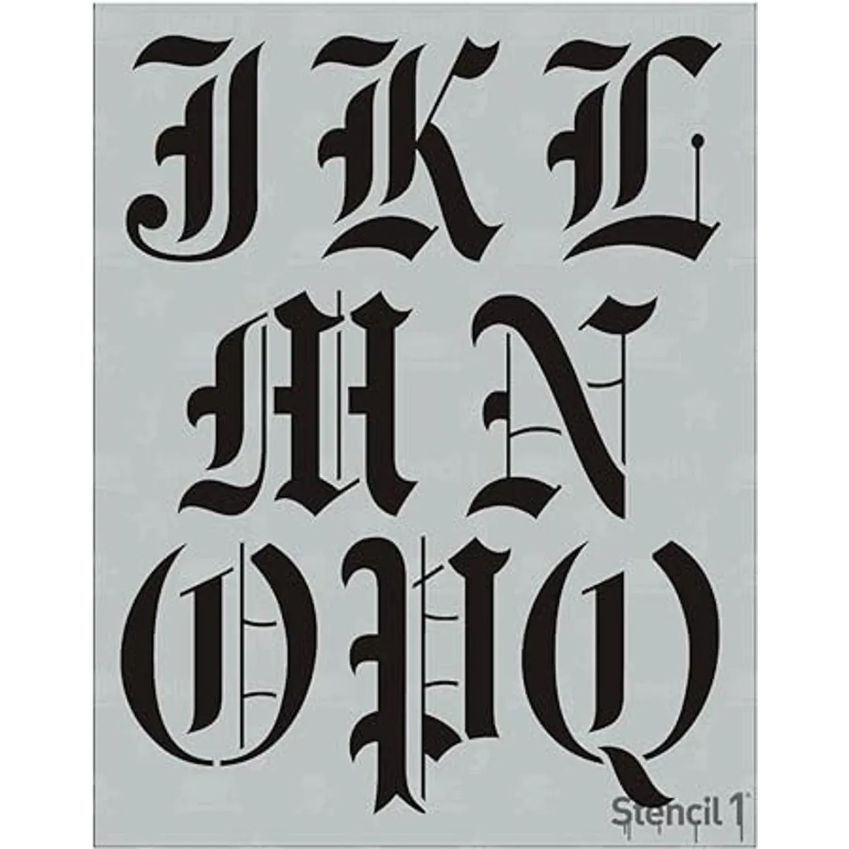 Alfabeto y números inglés antiguo de 3 pulgadas alfabeto_3