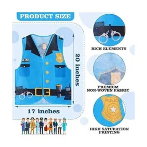 20 piezas de chaleco de vestir para niños disfraz de_3
