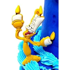 Decoración para pasteles de Bella y la Bestia con Belle_2