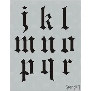 Alfabeto y números inglés antiguo de 3 pulgadas alfabeto_6